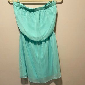 Express Strapless mini Dress